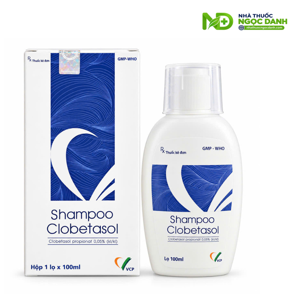 Shampoo Clobetasol VCP 100ml – Dầu Gội Điều Trị Vảy Nến Da Đầu 0,05% - Ảnh 3