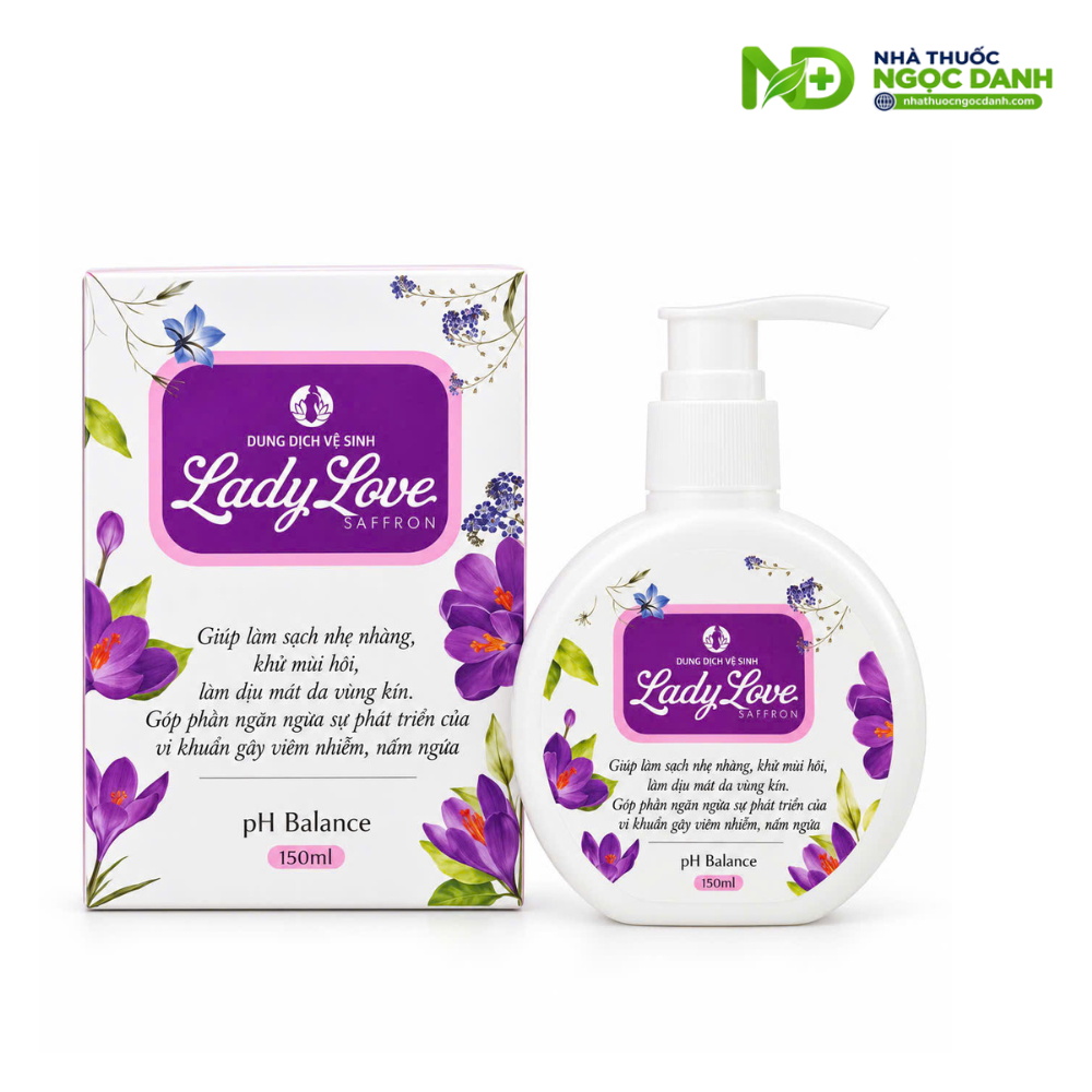 Dung Dịch Vệ Sinh Phụ Nữ LadyLove Saffron pH Balance 150ml – Làm Sạch, Khử Mùi, Hỗ Trợ Giảm Ngứa - Ảnh 8