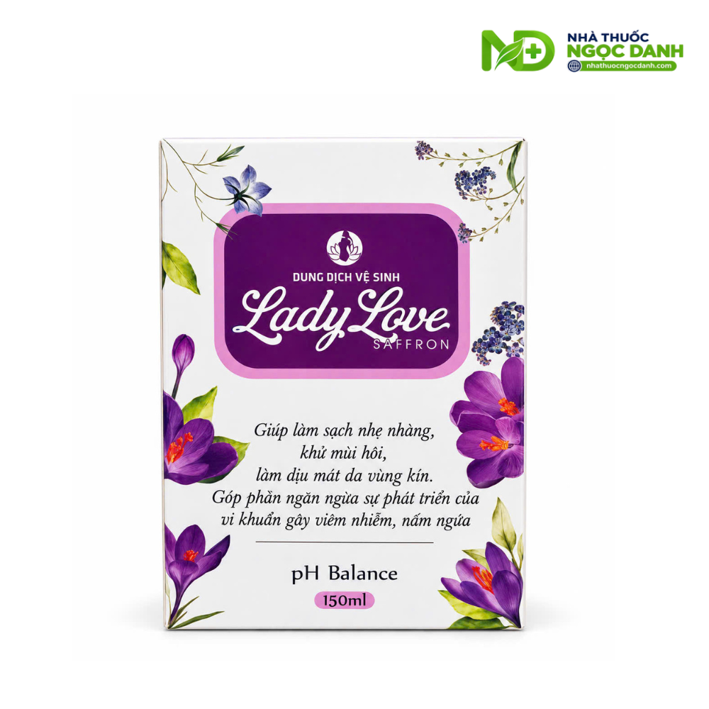 Dung Dịch Vệ Sinh Phụ Nữ LadyLove Saffron pH Balance 150ml – Làm Sạch, Khử Mùi, Hỗ Trợ Giảm Ngứa - Ảnh 7