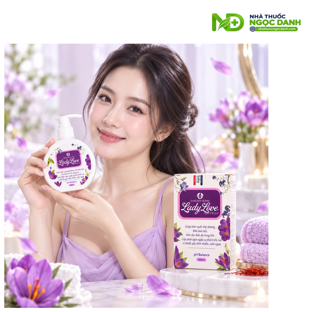Dung Dịch Vệ Sinh Phụ Nữ LadyLove Saffron pH Balance 150ml – Làm Sạch, Khử Mùi, Hỗ Trợ Giảm Ngứa - Ảnh 9
