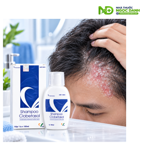 Shampoo Clobetasol VCP 100ml – Dầu Gội Điều Trị Vảy Nến Da Đầu 0,05%
