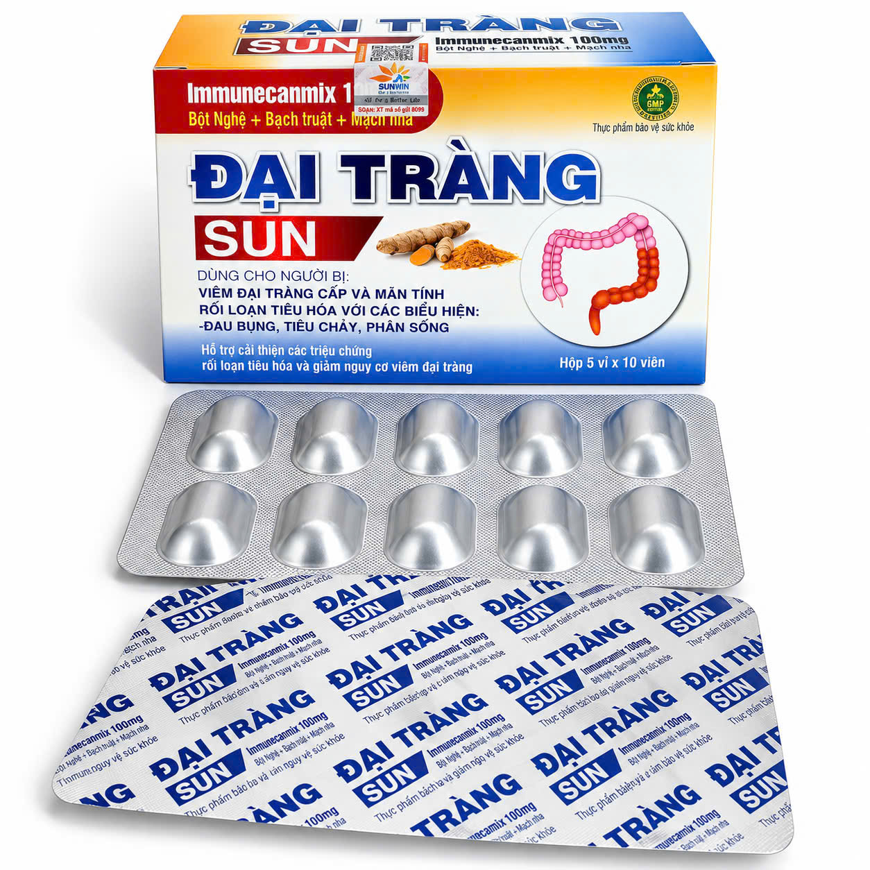 Đại Tràng SUN Hộp 50 Viên – Hỗ Trợ Tiêu Hóa, Cải Thiện Rối Loạn Tiêu Hóa - Ảnh 6