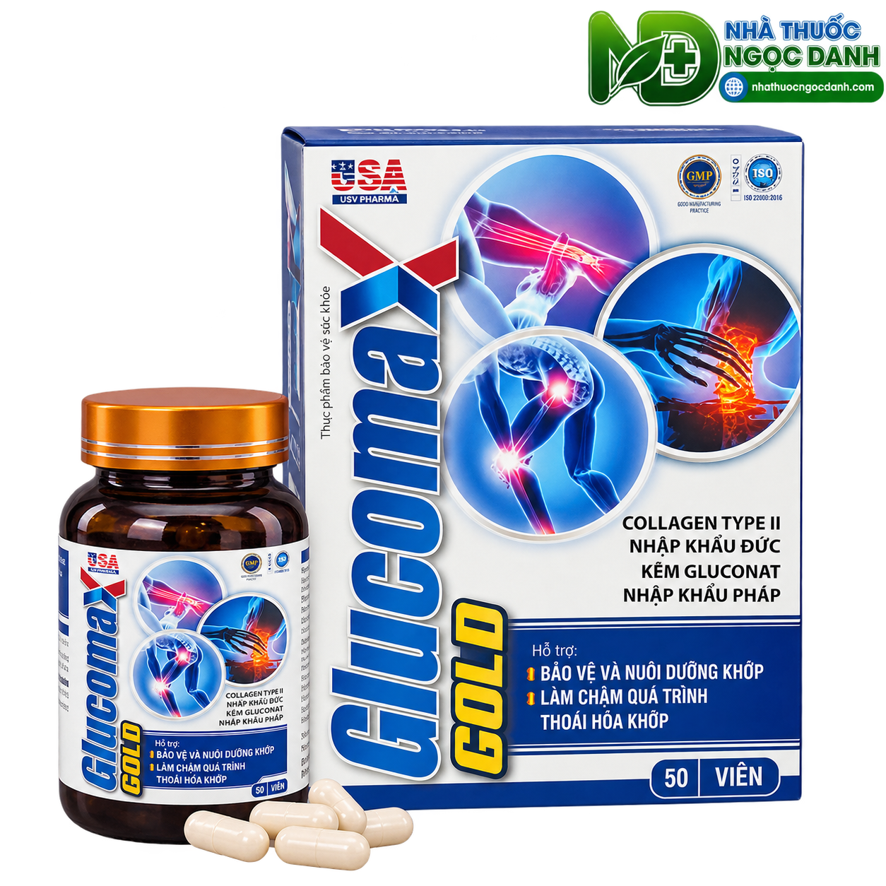 Glucomax Gold 50 Viên – Hỗ Trợ Bảo Vệ Và Nuôi Dưỡng Khớp