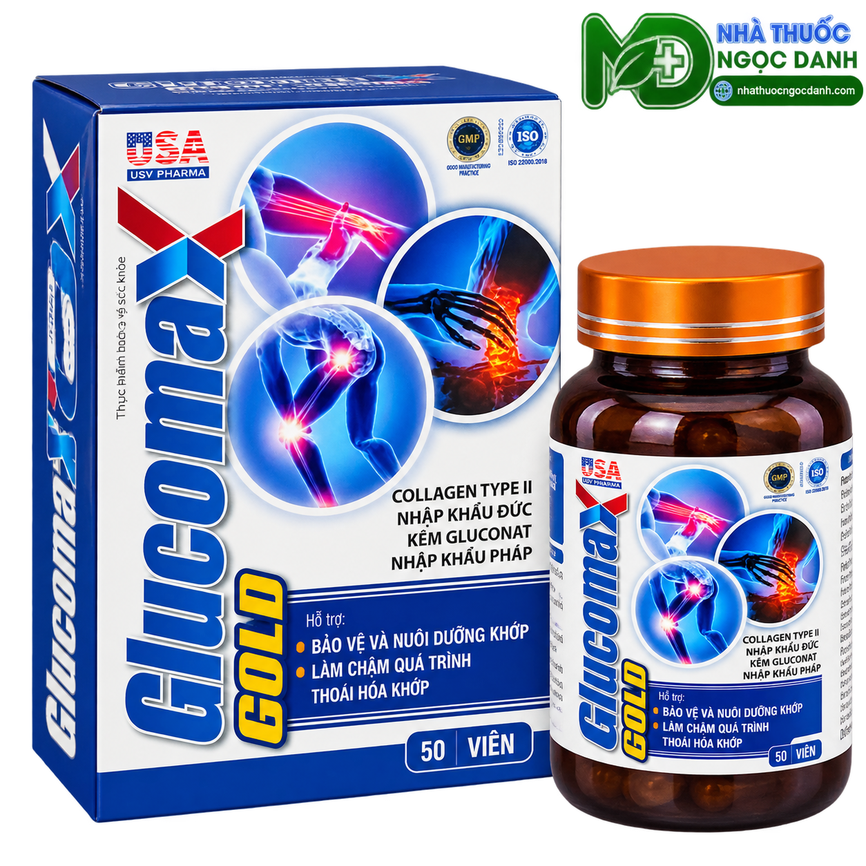 Glucomax Gold 50 Viên – Hỗ Trợ Bảo Vệ Và Nuôi Dưỡng Khớp - Ảnh 2