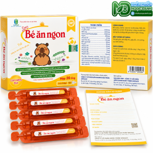 Siro Bé Ăn Ngon 20 Ống x 10ml – Hỗ Trợ Trẻ Ăn Ngon, Tăng Hấp Thu