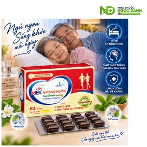Viên MEX Ăn Ngủ Ngon Happy Health 60 Viên – Hỗ Trợ Ăn Ngủ Ngon, Giảm Mệt Mỏi
