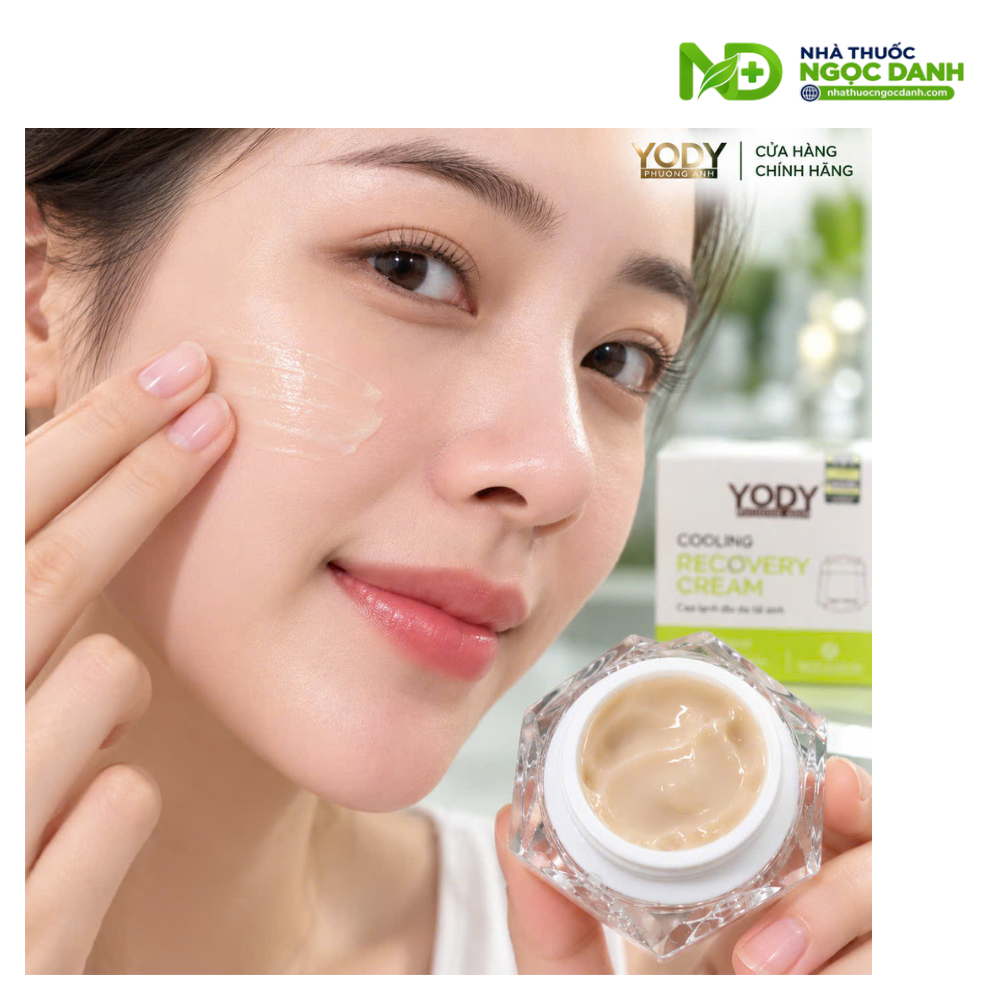 Cao Lạnh Tái Sinh Da Yody Tomorrow Cooling Recovery Cream 50g – Dưỡng Ẩm, Làm Dịu, Giúp Da Mềm Mịn - Ảnh 2