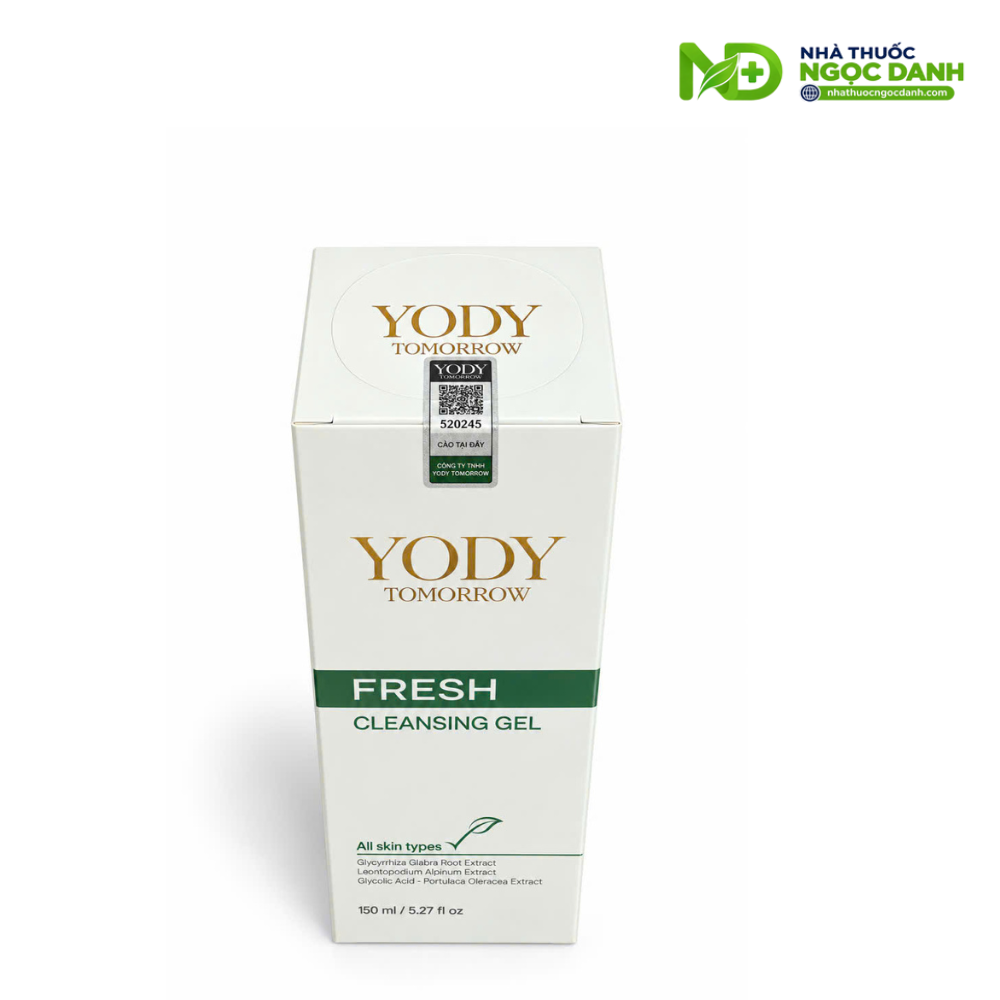 Gel Rửa Mặt Yody Tomorrow Fresh Cleansing Gel 150ml – Làm Sạch Da Sâu Dịu Nhẹ, Dưỡng Ẩm, Hỗ Trợ Ngăn Ngừa Mụn - Ảnh 6