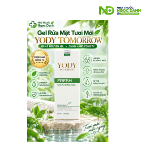 Gel Rửa Mặt Yody Tomorrow Fresh Cleansing Gel 150ml – Làm Sạch Da Sâu Dịu Nhẹ, Dưỡng Ẩm, Hỗ Trợ Ngăn Ngừa Mụn