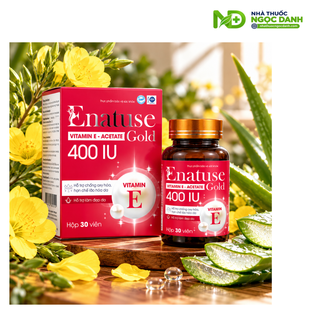 Enatuse Gold 30 Viên – Bổ Sung Vitamin E, Hỗ Trợ Chống Oxy Hóa Và Làm Đẹp Da - Ảnh 7