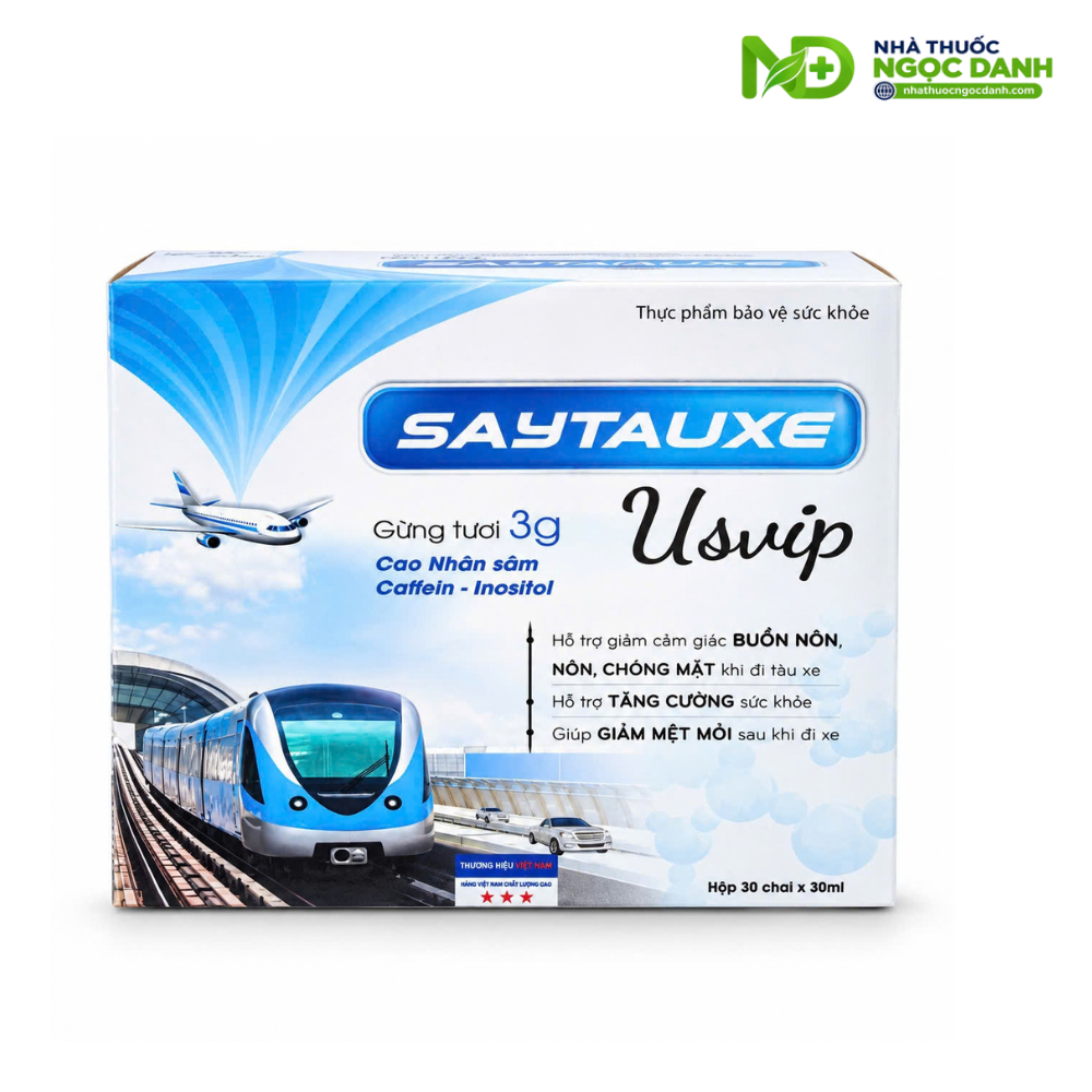 Saytauxe Usvip 30ml – Hỗ trợ giảm buồn nôn, chóng mặt khi đi tàu xe (Bán lẻ 1 lọ) - Ảnh 7
