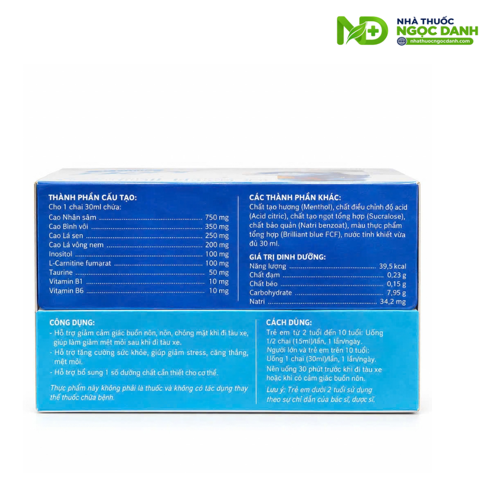 Saytauxe Usvip 30ml – Hỗ trợ giảm buồn nôn, chóng mặt khi đi tàu xe (Bán lẻ 1 lọ) - Ảnh 4