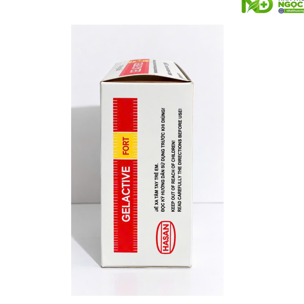 Gelactive Fort – Hỗn dịch uống chứa Nhôm hydroxyd 300mg, Magnesi hydroxyd 400mg và Simethicone 30mg – Hộp 30 gói x 10ml - Ảnh 6