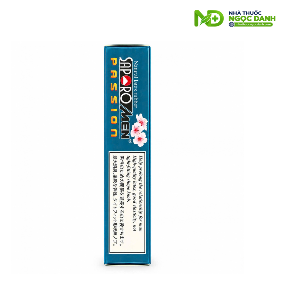Bao Cao Su SAPORO MEN PASSION Hộp 10 Cái – Gai Nổi, Siêu Mỏng, Size 52 ± 2mm - Ảnh 5