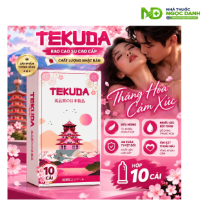 Bao Cao Su TEKUDA Ultra Thin Hộp 10 Cái – Siêu Mỏng, Có Chất Bôi Trơn, Kích Thước 52mm