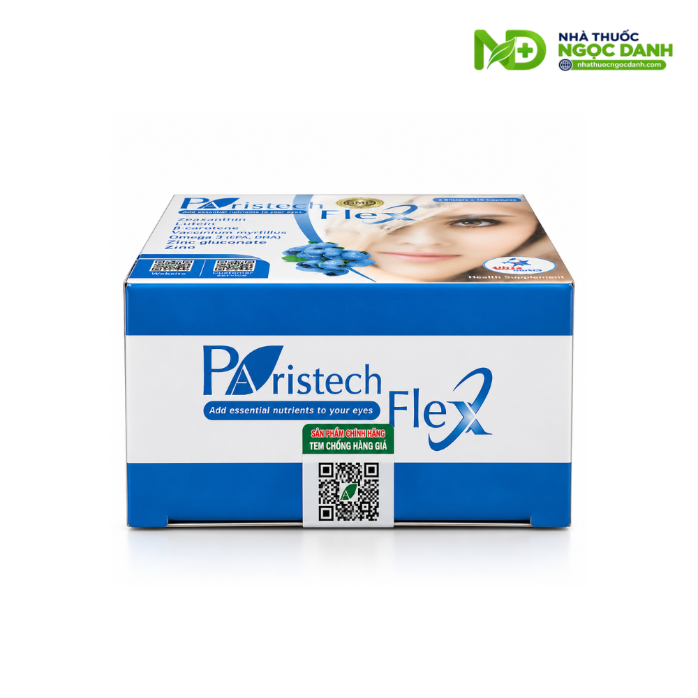 Paristech Flex 30 Viên – Bổ Sung Dưỡng Chất Cho Mắt, Hỗ Trợ Giảm Nhức Mỏi Và Khô Mắt - Ảnh 6