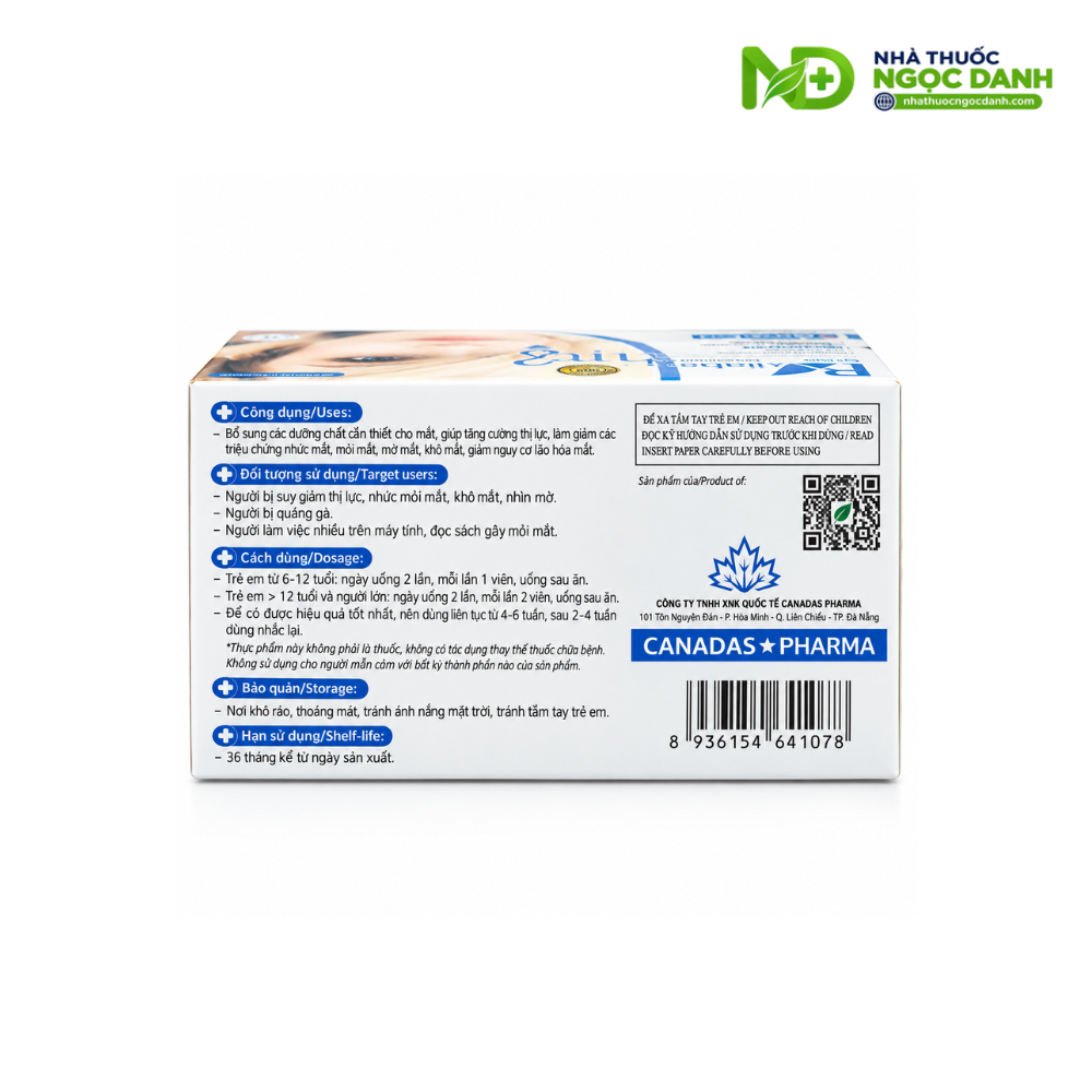 Paristech Flex 30 Viên – Bổ Sung Dưỡng Chất Cho Mắt, Hỗ Trợ Giảm Nhức Mỏi Và Khô Mắt - Ảnh 2
