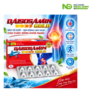 DAISOSAMIN GOLD – HỖ TRỢ BẢO VỆ XƯƠNG KHỚP, GIÚP KHỚP VẬN ĐỘNG LINH HOẠT