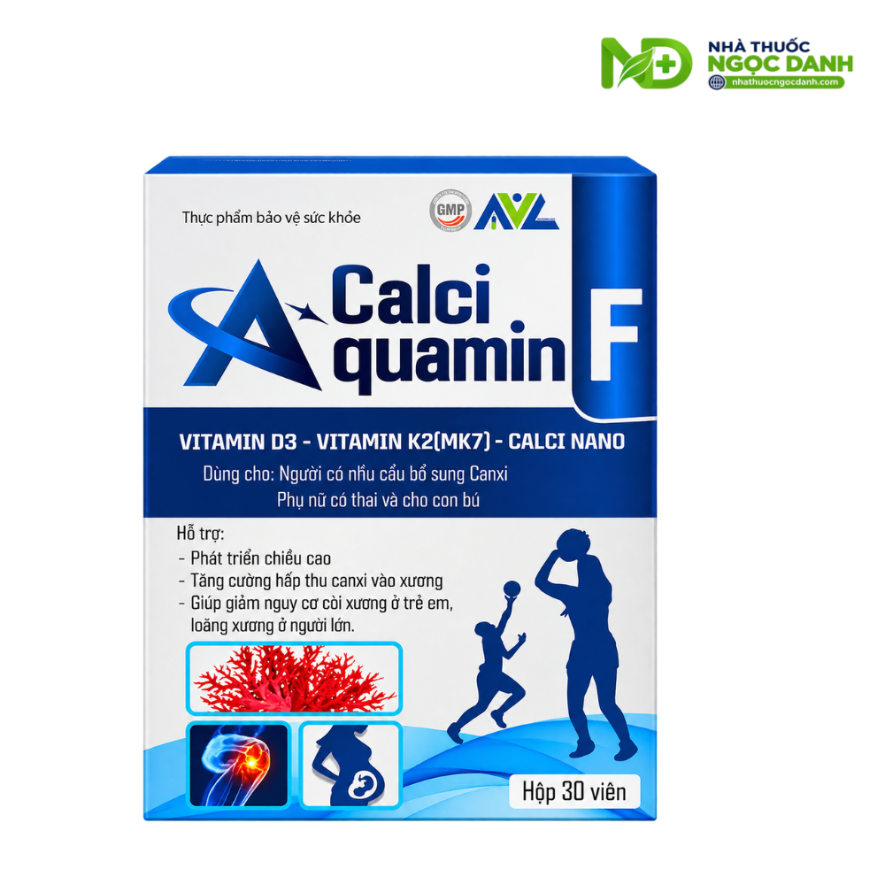 CALCI AQUAMIN F – BỔ SUNG CANXI, VITAMIN D3 & K2, HỖ TRỢ XƯƠNG RĂNG CHẮC KHỎE - Ảnh 6