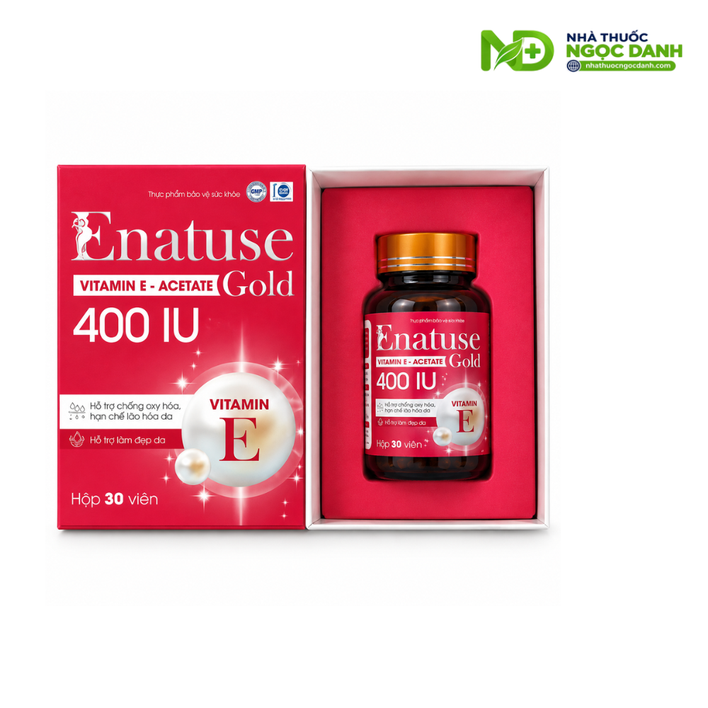 Enatuse Gold 30 Viên – Bổ Sung Vitamin E, Hỗ Trợ Chống Oxy Hóa Và Làm Đẹp Da - Ảnh 5
