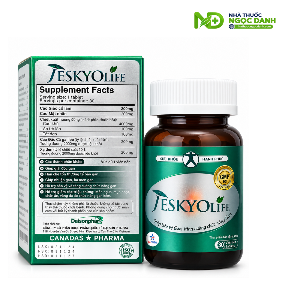 JESKYOLIFE – HỖ TRỢ BẢO VỆ GAN, TĂNG CƯỜNG CHỨC NĂNG GAN - Ảnh 2