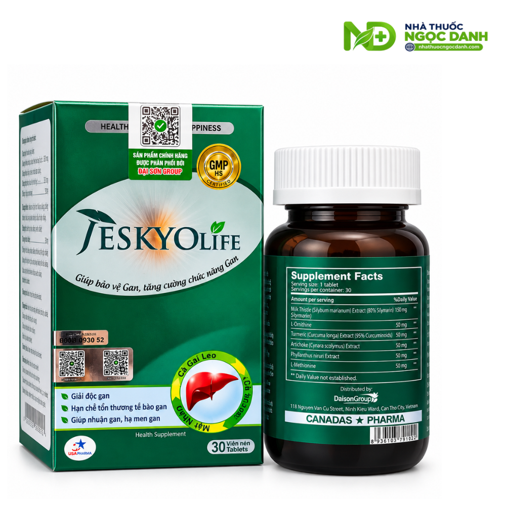 JESKYOLIFE – HỖ TRỢ BẢO VỆ GAN, TĂNG CƯỜNG CHỨC NĂNG GAN - Ảnh 6