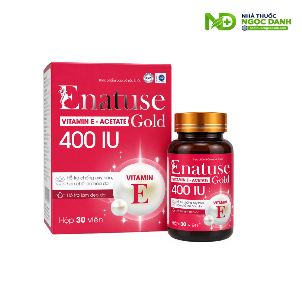 Enatuse Gold 30 Viên – Bổ Sung Vitamin E, Hỗ Trợ Chống Oxy Hóa Và Làm Đẹp Da - Ảnh 3