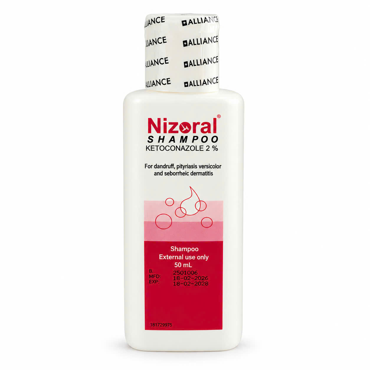 Nizoral Shampoo Ketoconazole 2% Chai 50ml – Điều trị và dự phòng gàu, lang ben, viêm da tiết bã - Ảnh 3