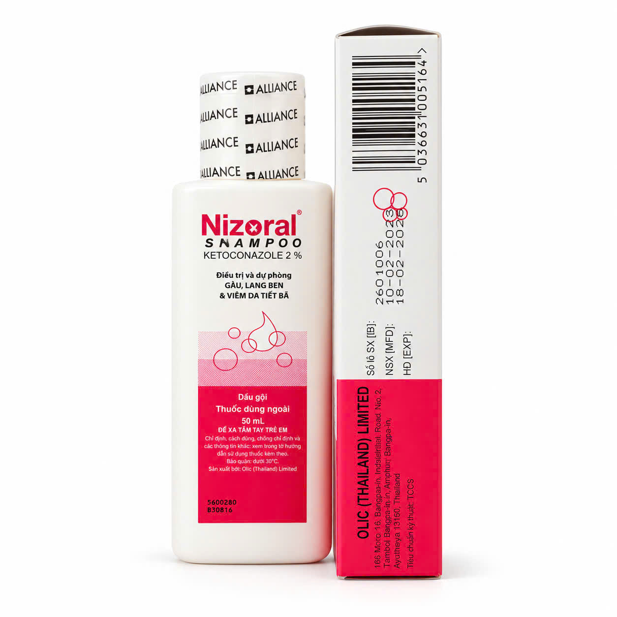 Nizoral Shampoo Ketoconazole 2% Chai 50ml – Điều trị và dự phòng gàu, lang ben, viêm da tiết bã - Ảnh 5