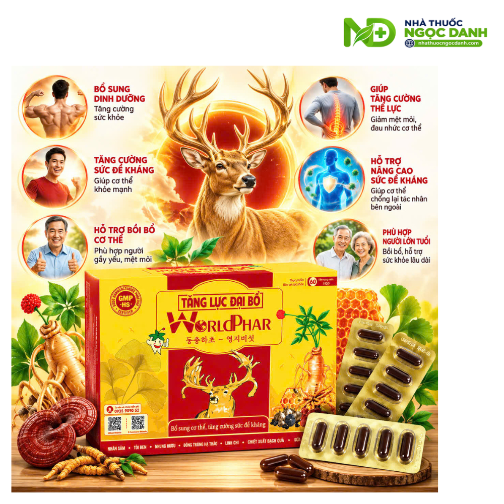 Tăng Lực Đại Bổ WorldPhar Canadas Pharma Hộp 60 Viên Nang Mềm – Hỗ Trợ Tăng Sức Đề Kháng, Nâng Cao Sức Khỏe - Ảnh 7